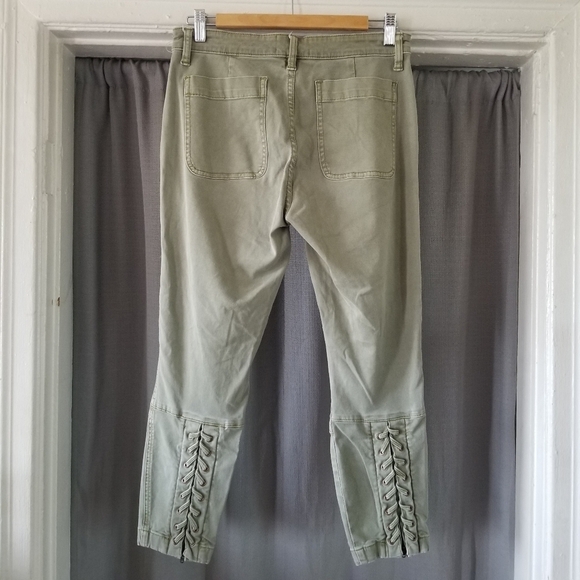 Current Elliot | The Weslan Lace-Up Cuff Pants - Picture 2 of 8